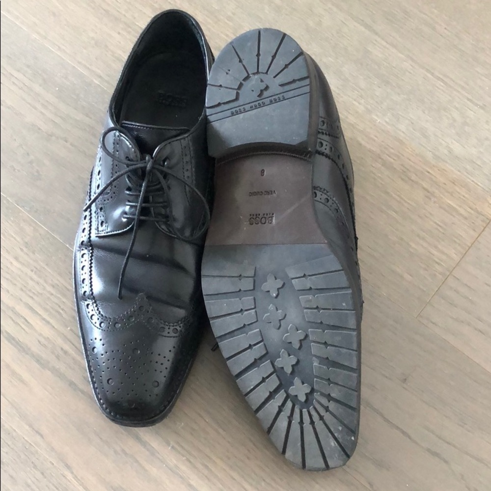 Hugo Boss Black Leather Oxford - Picture 2 of 5
